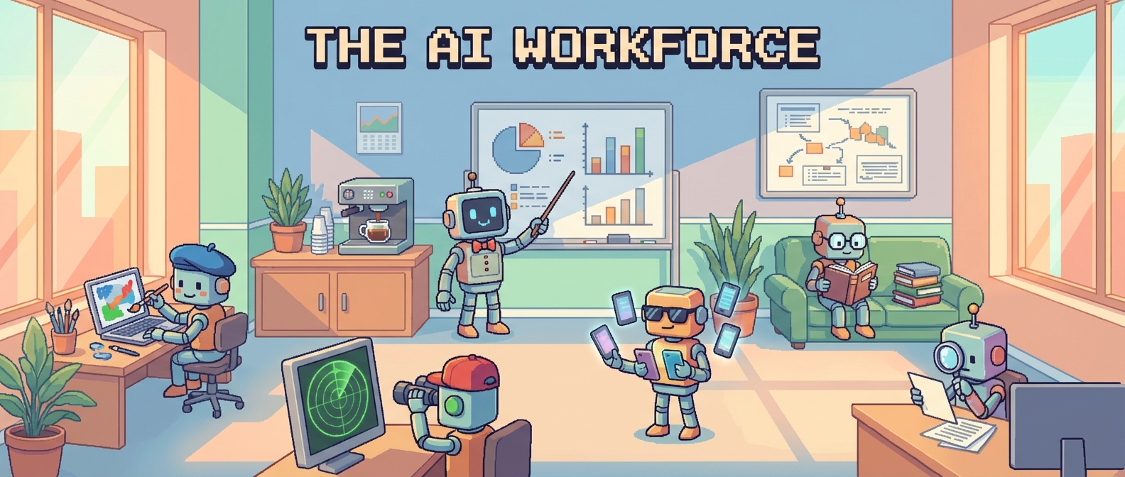 AI agents working together — your personal intelligence team